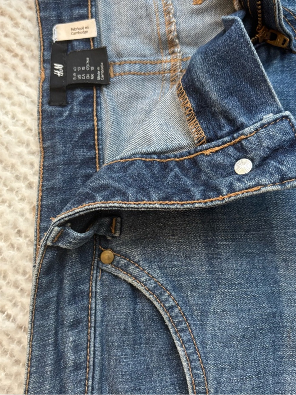 H&M Blue Denim Mini Skirt - Picture 6 of 8